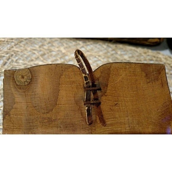 Vintage 1970's Mickey Mouse Sticker on Wood Plaque, EUC - Picture 5 of 6